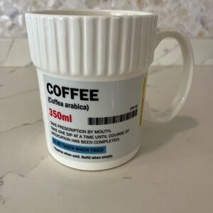 Gift Republic Coffee Pill Pot Mug - Prescription Bottle - 350ml Novelty